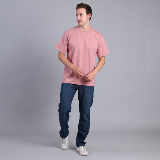 The Heavy Oversized (Round Neck, Boxy-Fit, 100% Cotton T-Shirt)