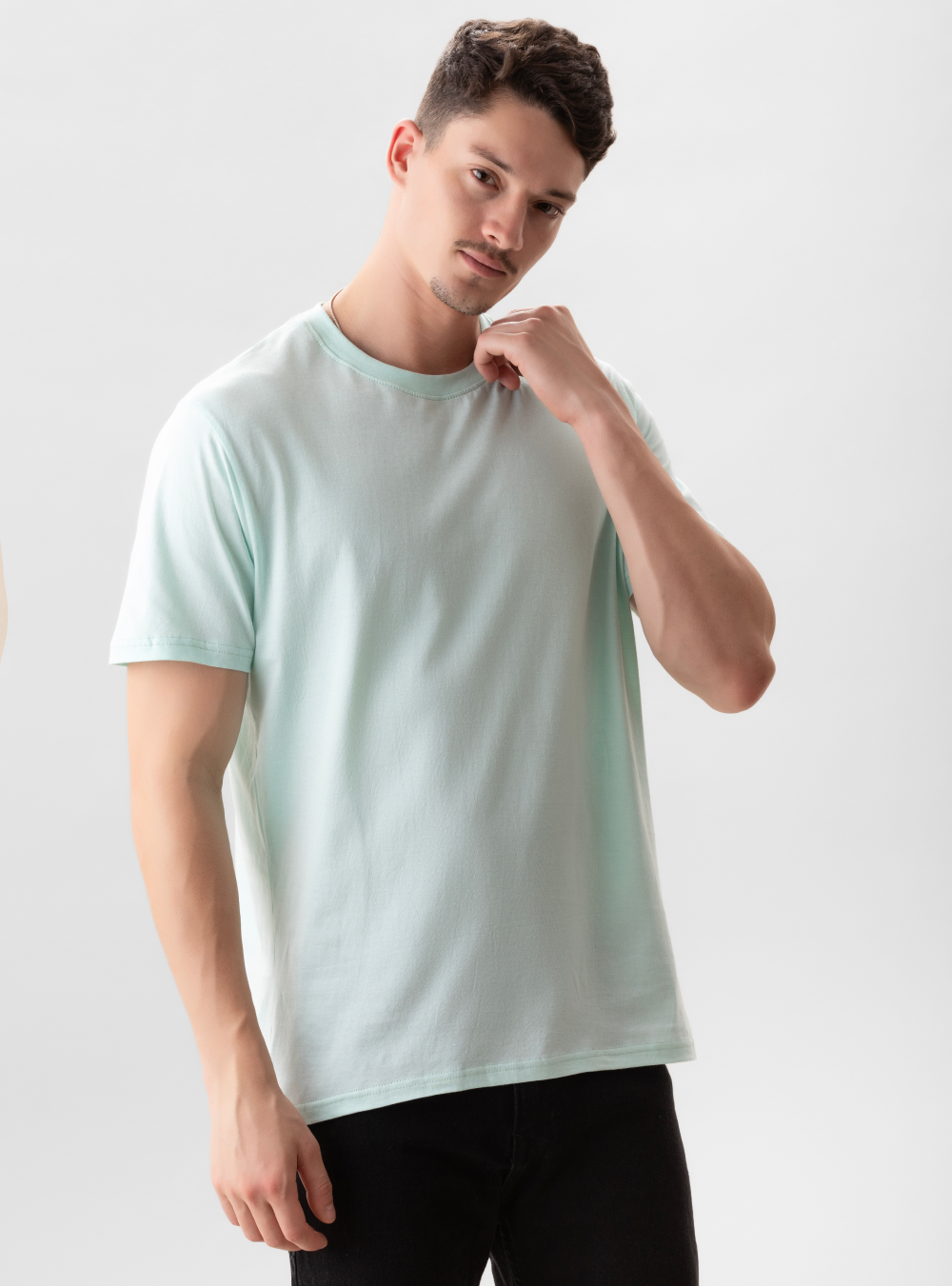 The Summer Crew (Round Neck, Lightweight, 100% Cotton T-Shirt)