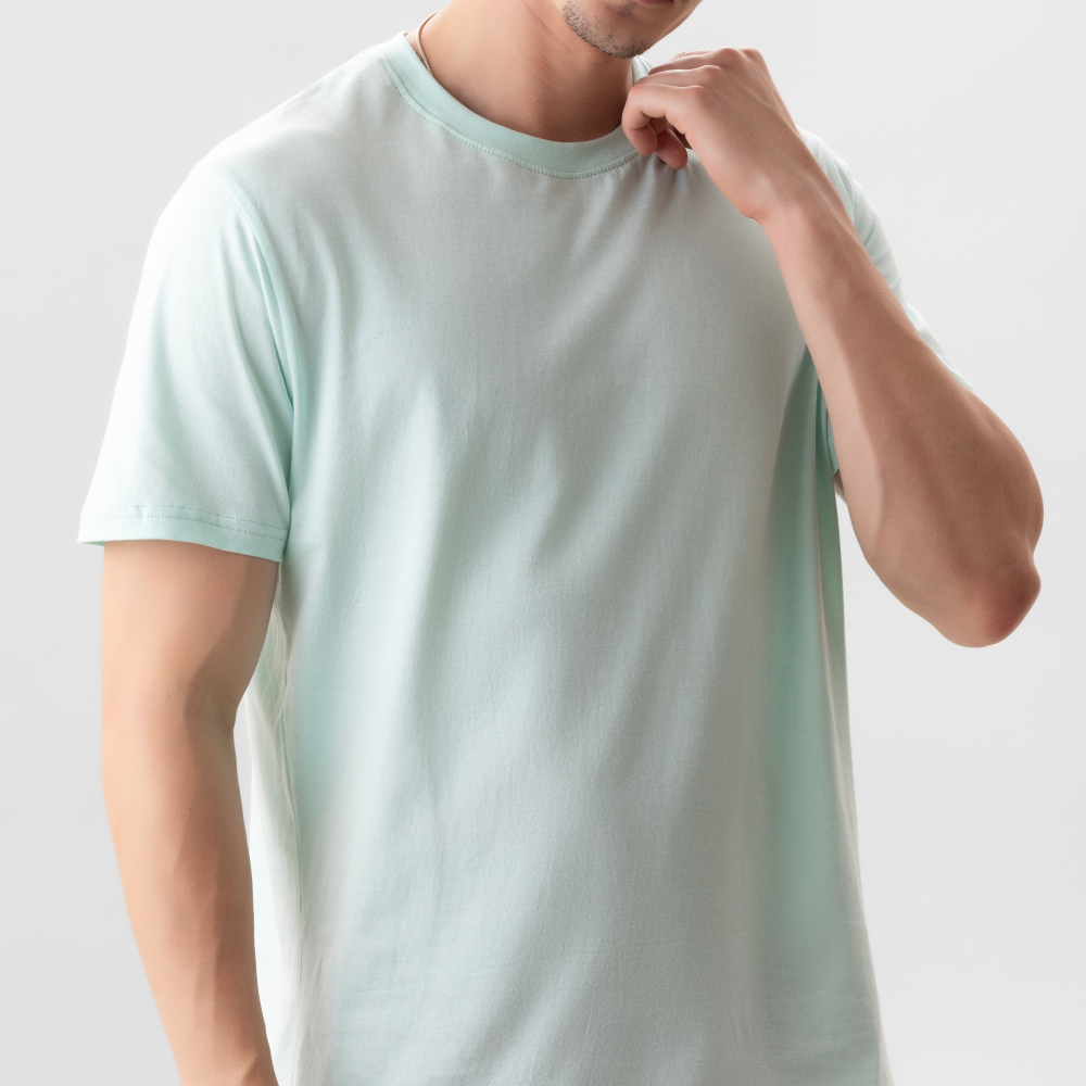 The Summer Crew (Round Neck, Lightweight, 100% Cotton T-Shirt)