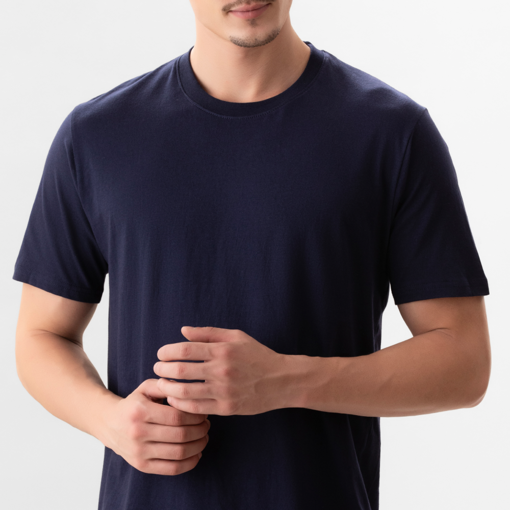 The Summer Crew (Round Neck, Lightweight, 100% Cotton T-Shirt)