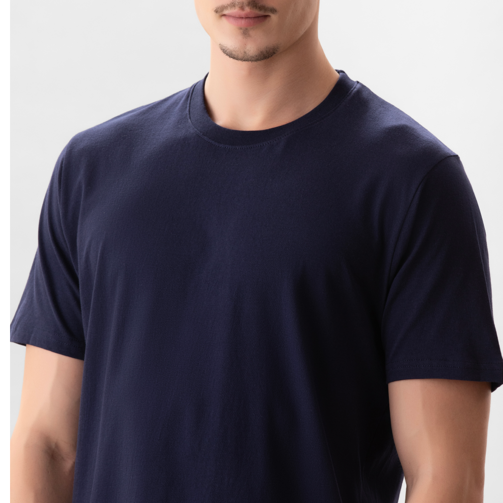 The Summer Crew (Round Neck, Lightweight, 100% Cotton T-Shirt)