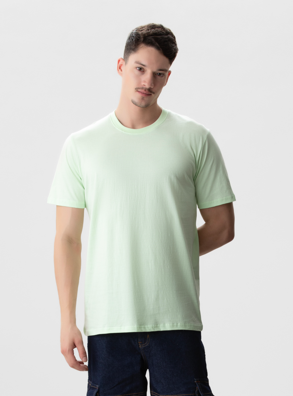 The Summer Crew (Round Neck, Lightweight, 100% Cotton T-Shirt)