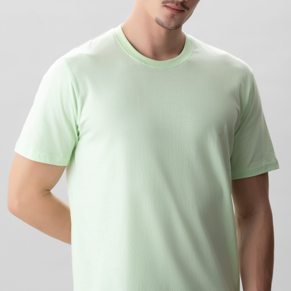 The Summer Crew (Round Neck, Lightweight, 100% Cotton T-Shirt)
