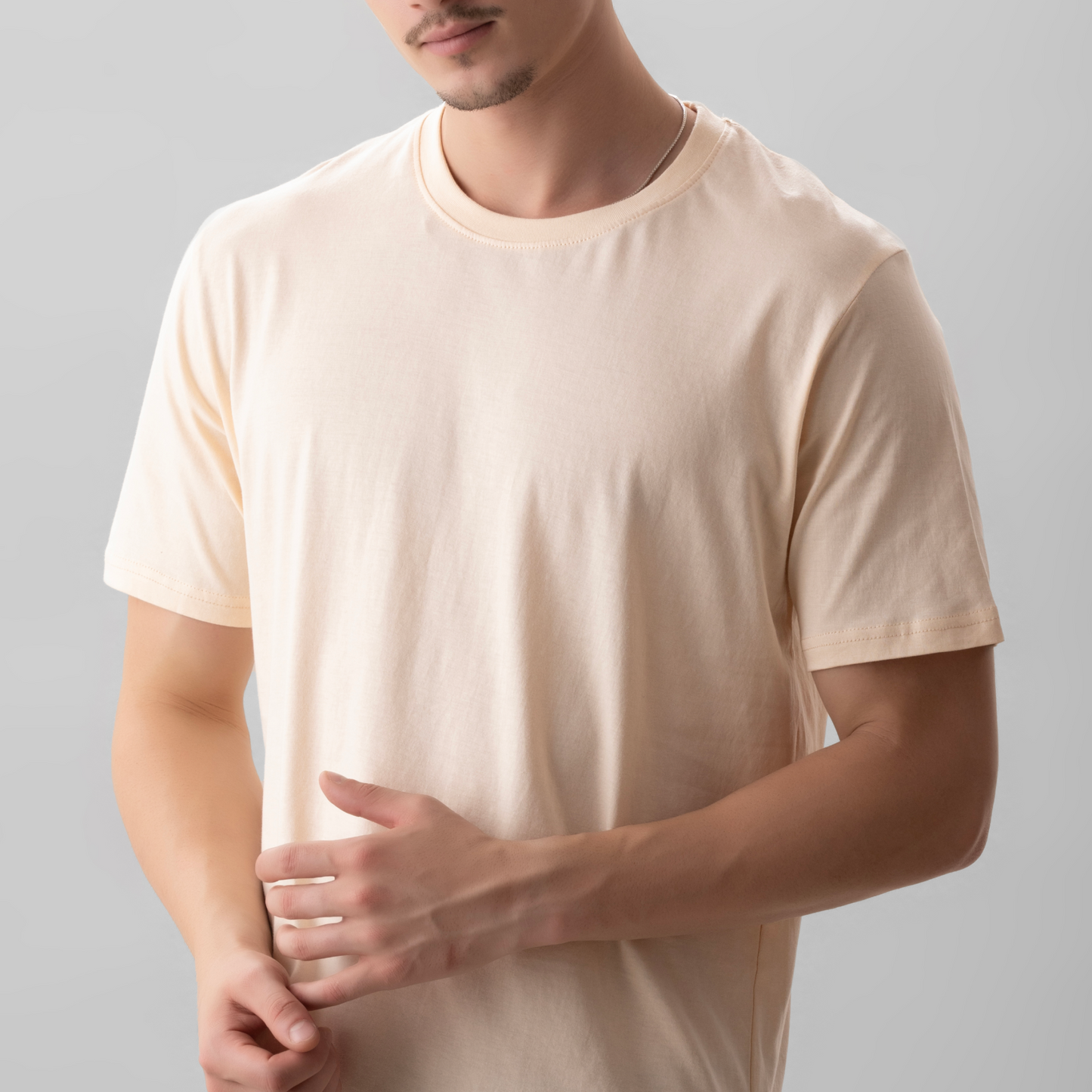 The Summer Crew (Round Neck, Lightweight, 100% Cotton T-Shirt)