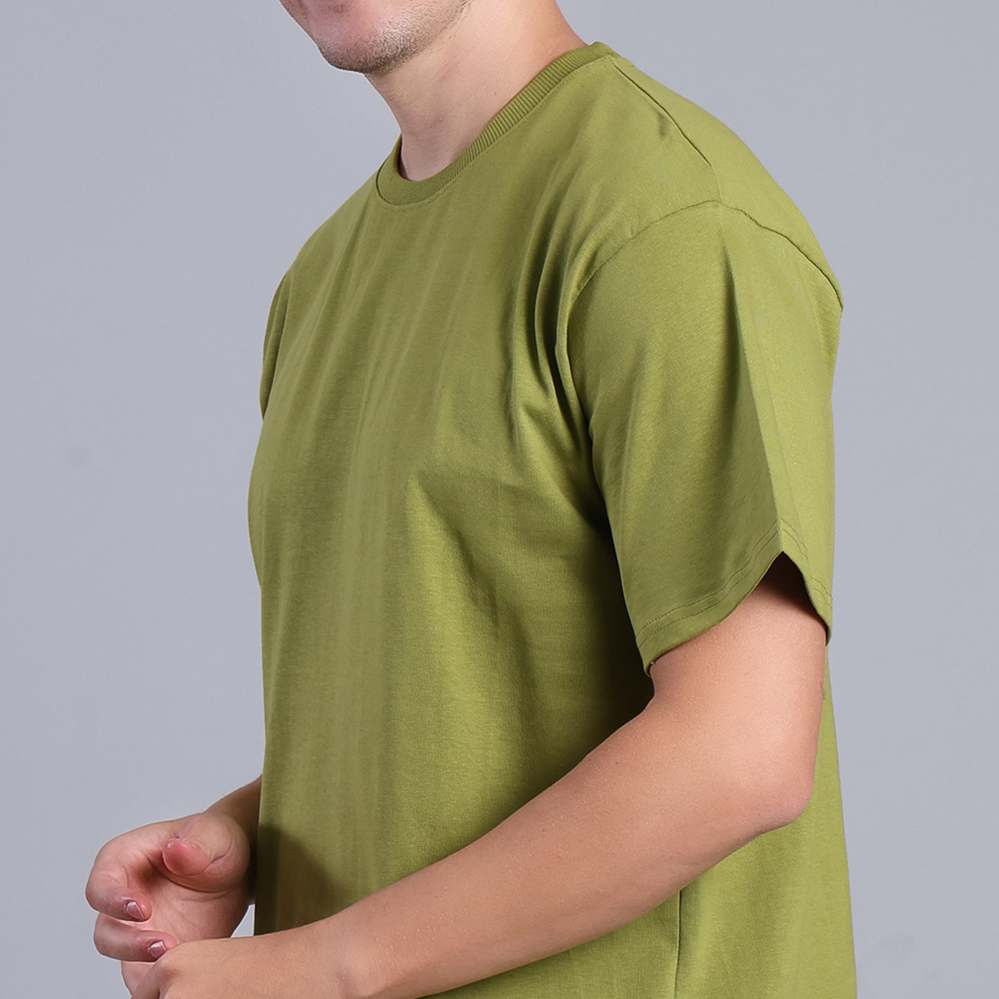 The Heavy Oversized (Round Neck, Boxy-Fit, 100% Cotton T-Shirt)
