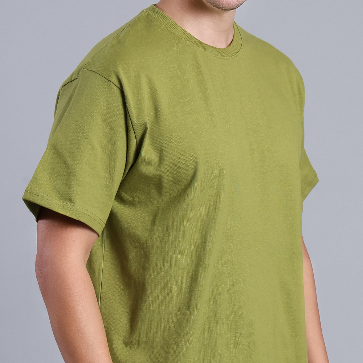 The Heavy Oversized (Round Neck, Boxy-Fit, 100% Cotton T-Shirt)