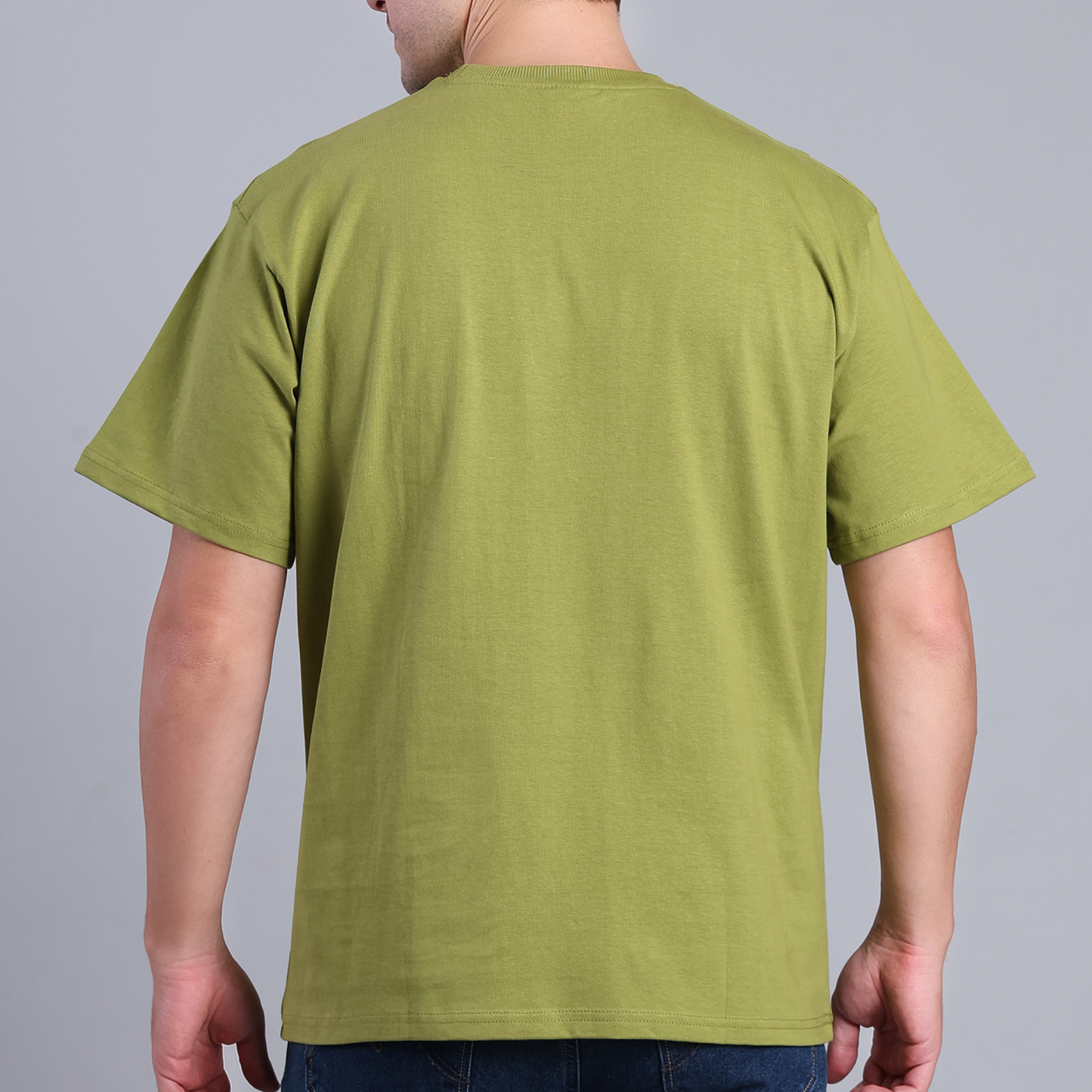 The Heavy Oversized (Round Neck, Boxy-Fit, 100% Cotton T-Shirt)