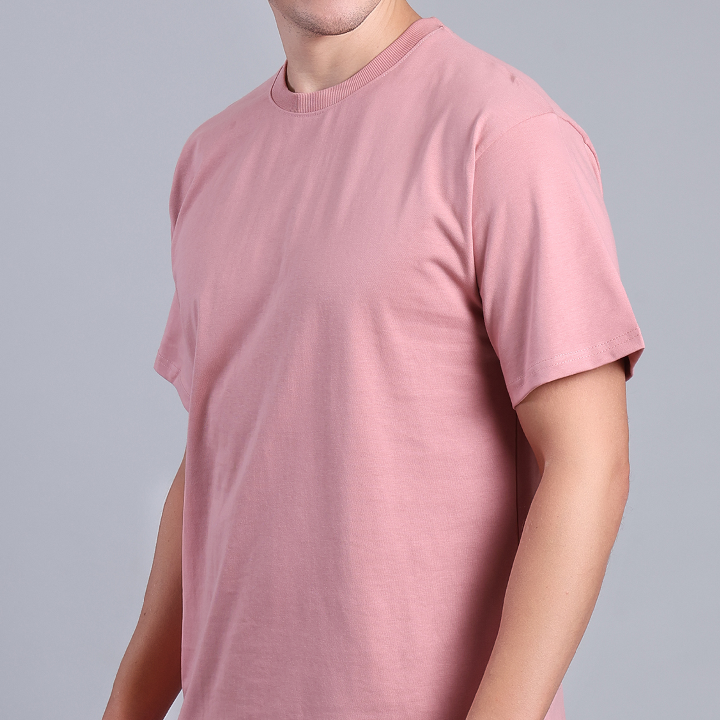 The Heavy Oversized (Round Neck, Boxy-Fit, 100% Cotton T-Shirt)