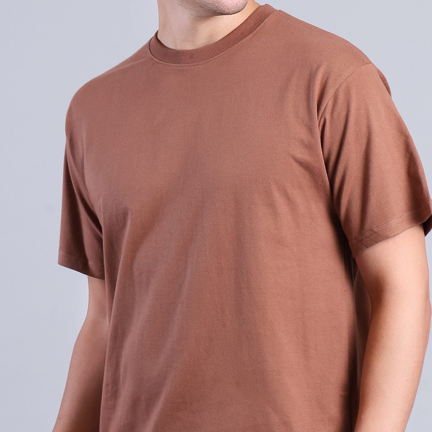 The Heavy Oversized (Round Neck, Boxy-Fit, 100% Cotton T-Shirt)