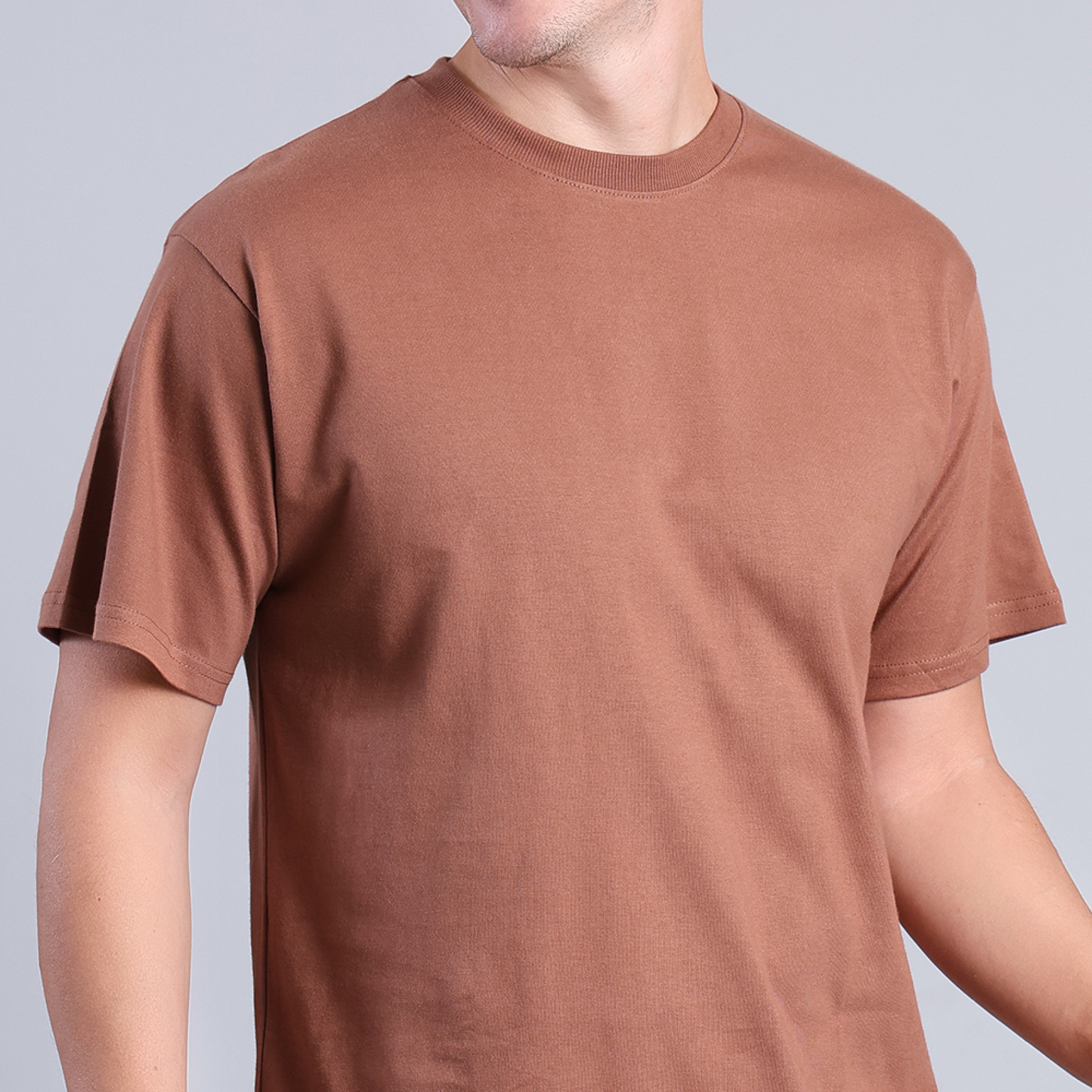 The Heavy Oversized (Round Neck, Boxy-Fit, 100% Cotton T-Shirt)
